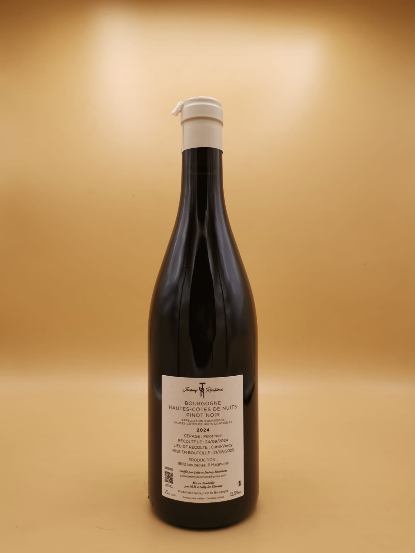 Bourgogne Hautes Cotes de Nuits Rouge 2024 Jeremy Recchione