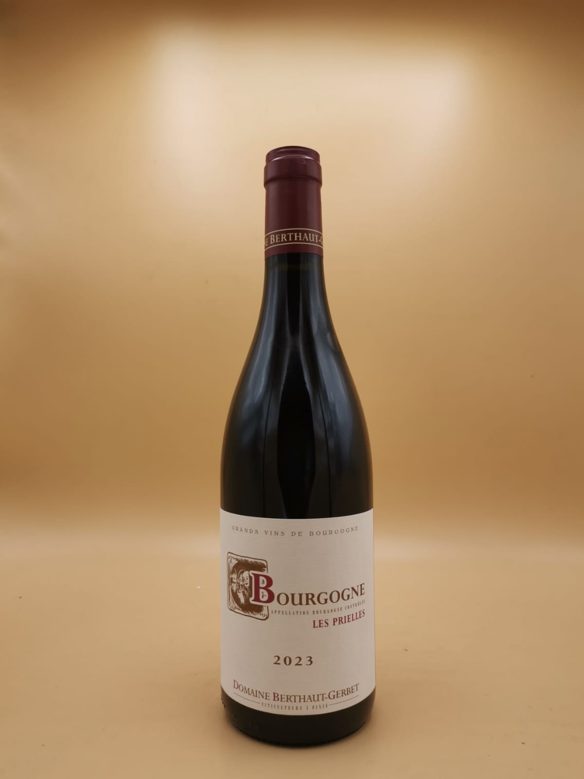 Bourgogne Les Prielles 2023 Domaine Berthaut Gerbet