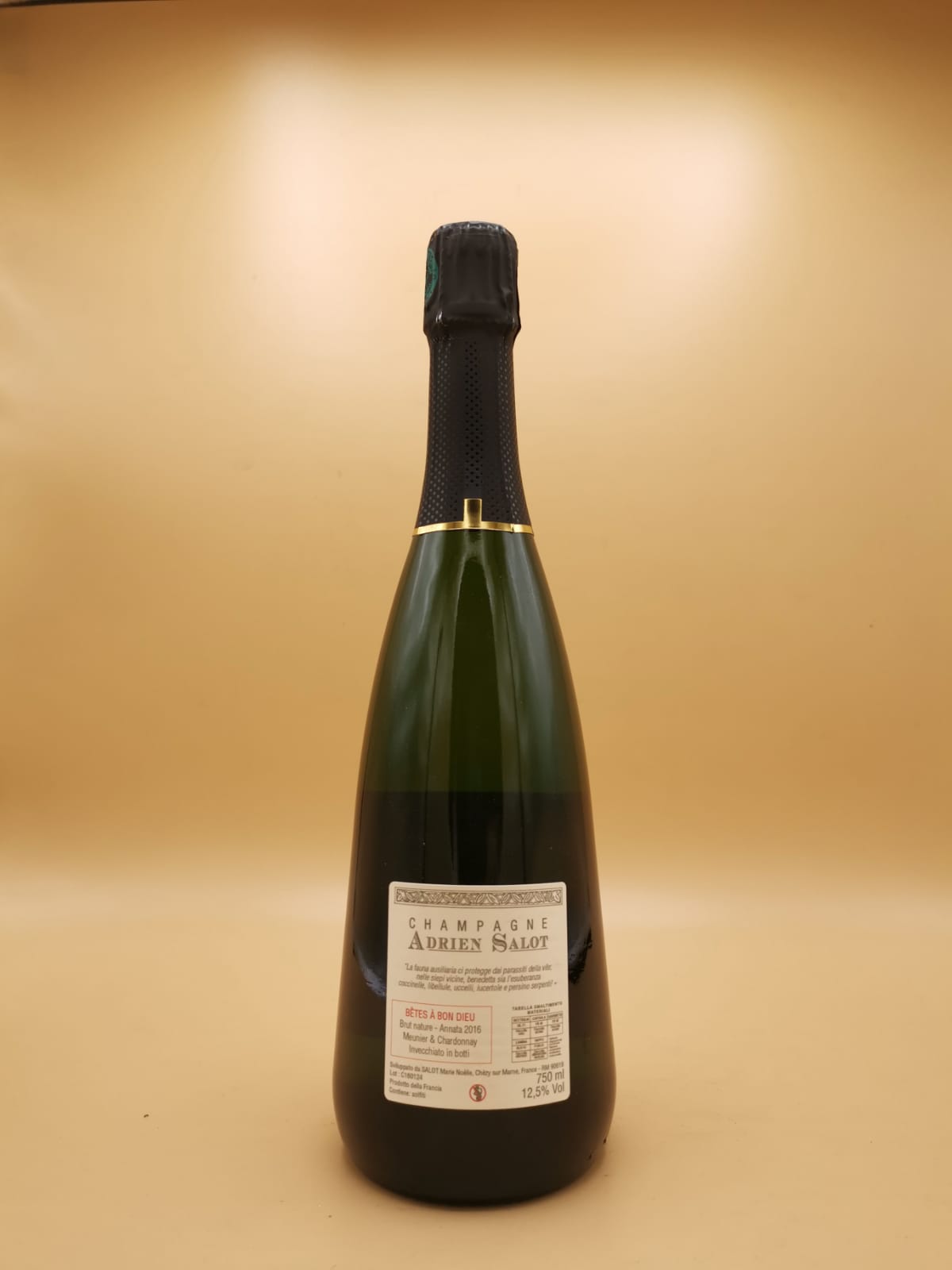 Champagne Bètes a bon Dieu Non Dosè Adrien Salot