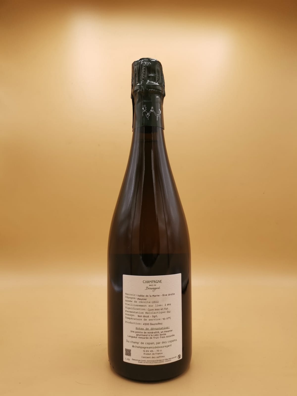 Champagne Blanc de Noirs Amis de Beauregard