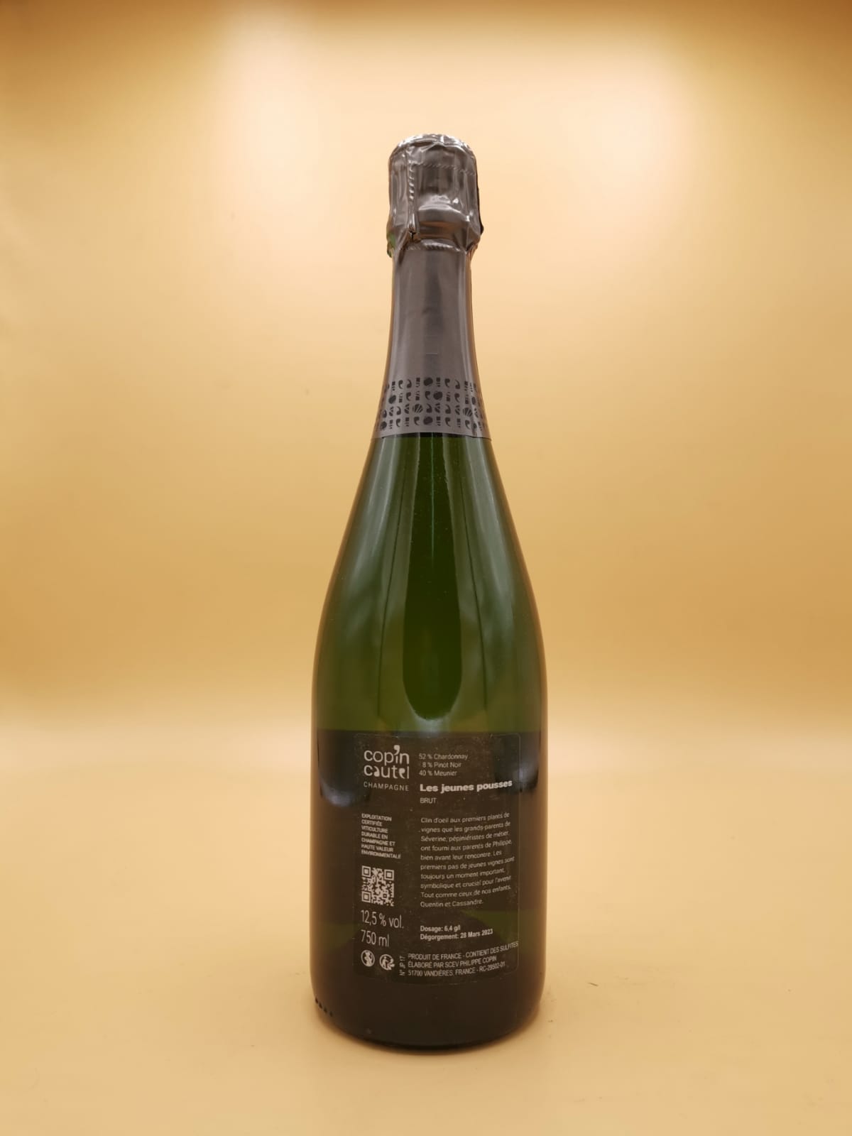 Champagne Les Jeunes Pousses Brut Copin Cautel