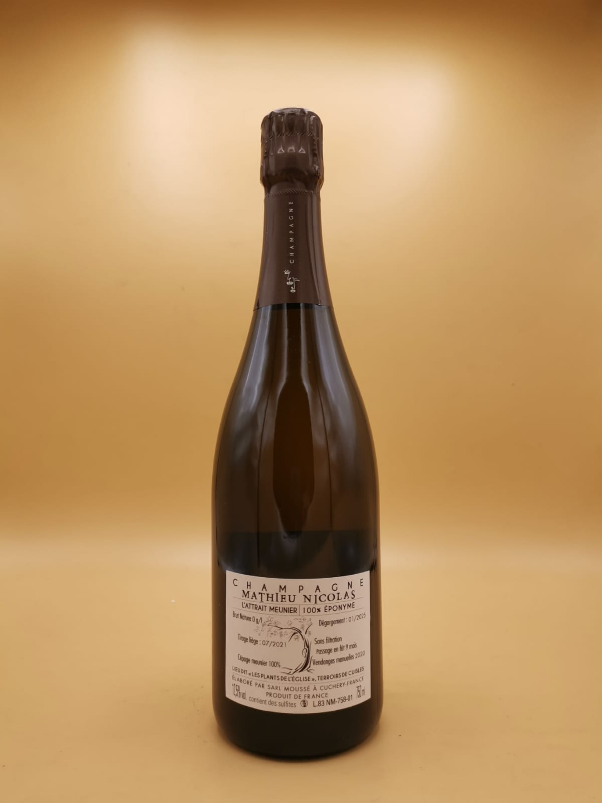 Champagne Les Plants de l’Eglise Mathieu-Nicolas