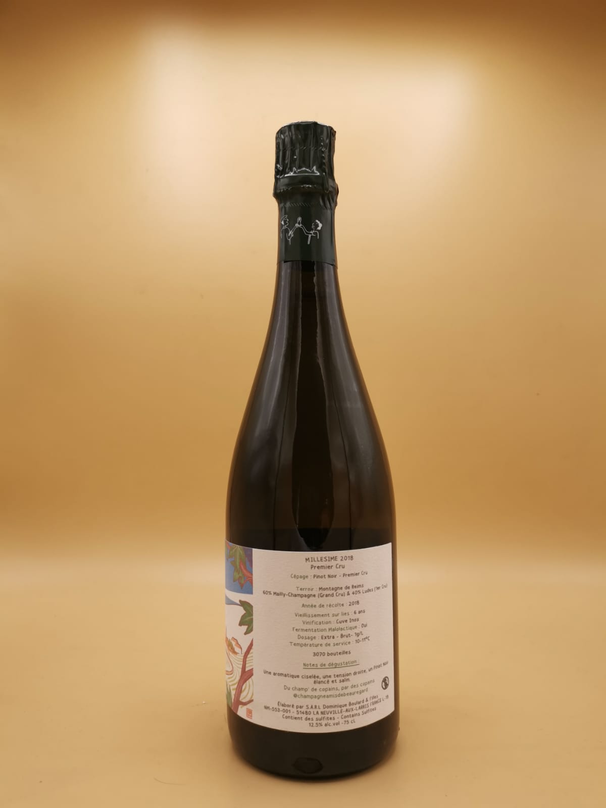 Champagne Millésime 2018 Premier Cru Amis de Beauregard