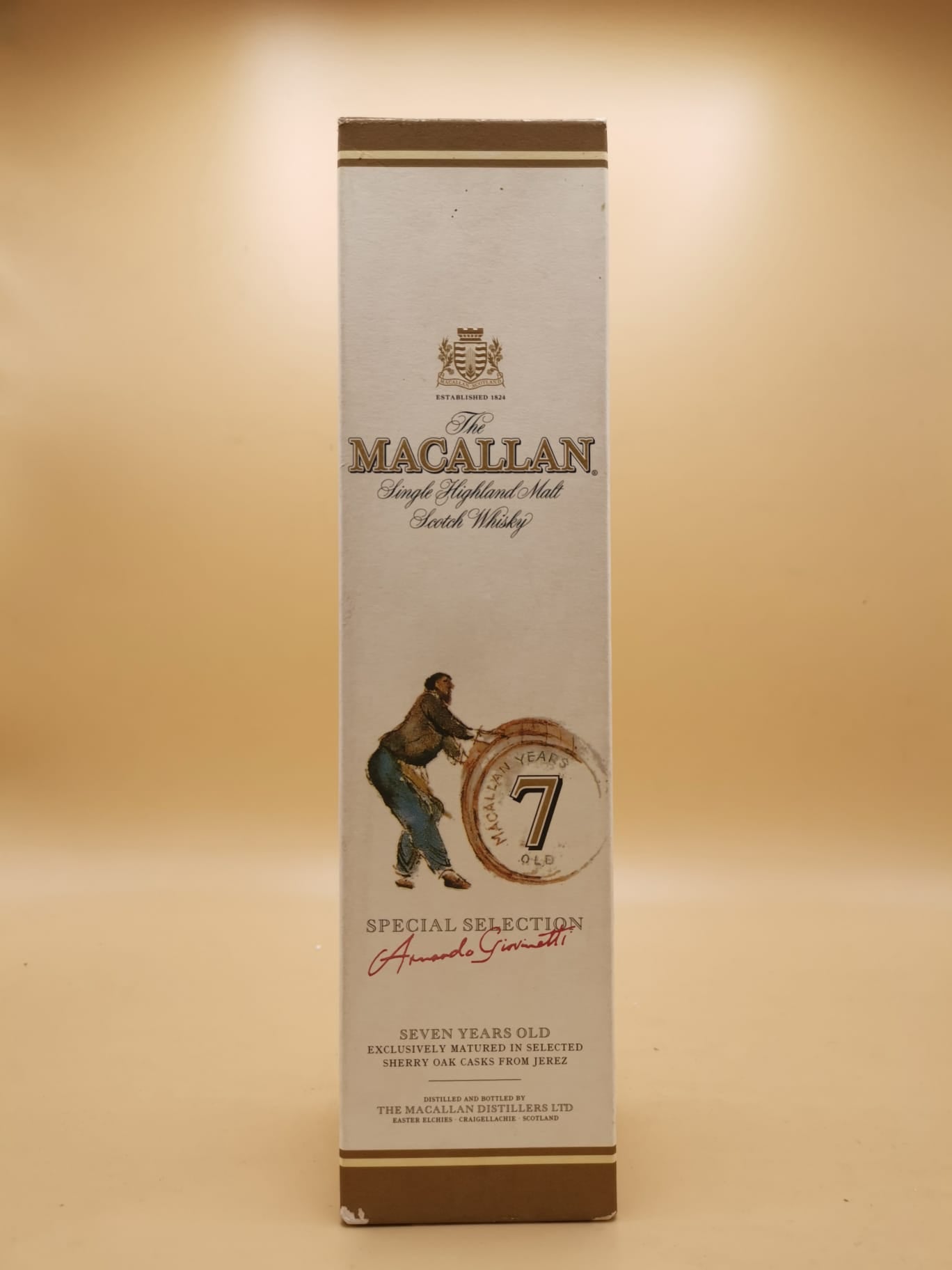 Whisky Macallan 7 years Giovinetti vintage