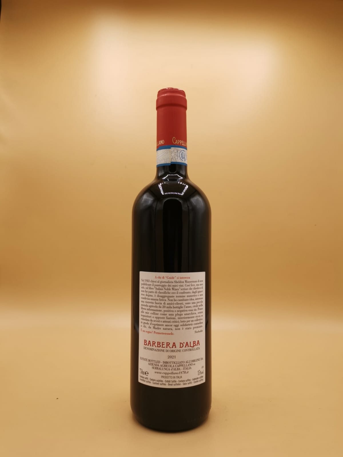 Barbera d'Alba 2021 Cappellano