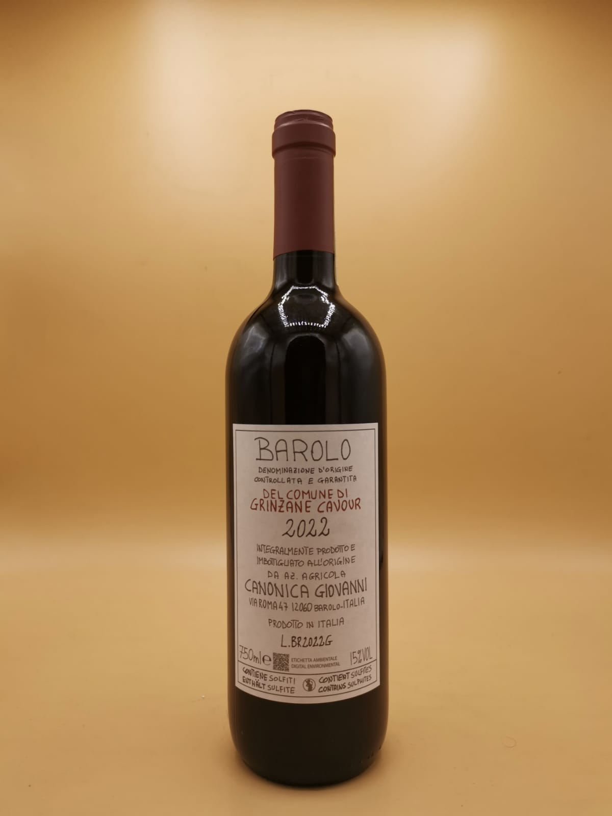 Barolo Grinzane Cavour 2022 Giovanni Canonica