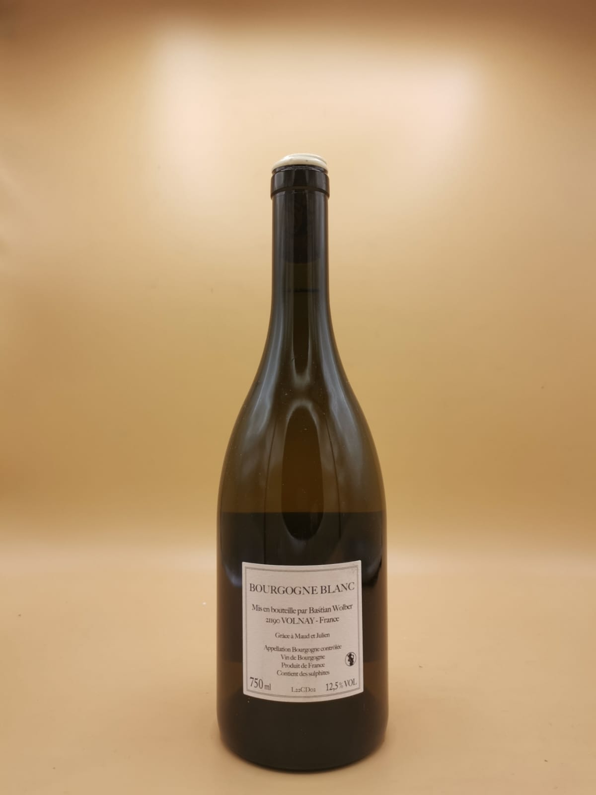 Bourgogne Blanc Laisse Tomber 2022 Bastian Wolber