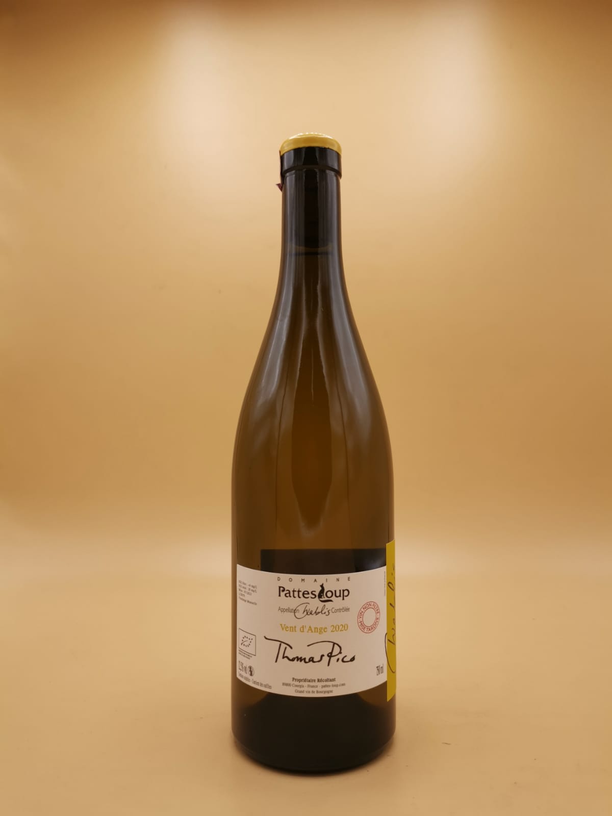 Chablis 2020 Vent d'Ange Pattes Loup  | Vin et Alchimie