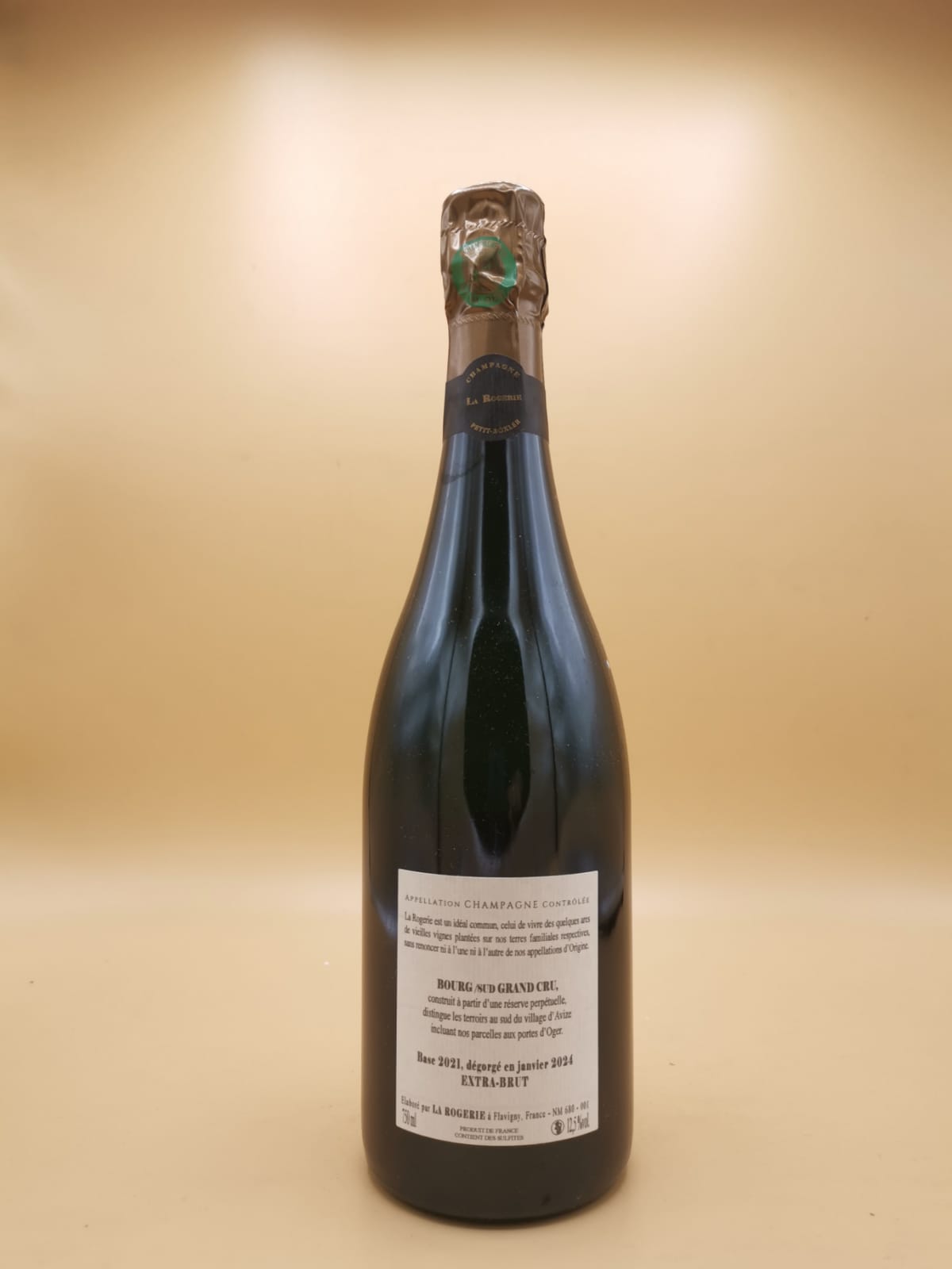 Champagne Extra Brut Bourg/Sud Grand Cru La Rogerie