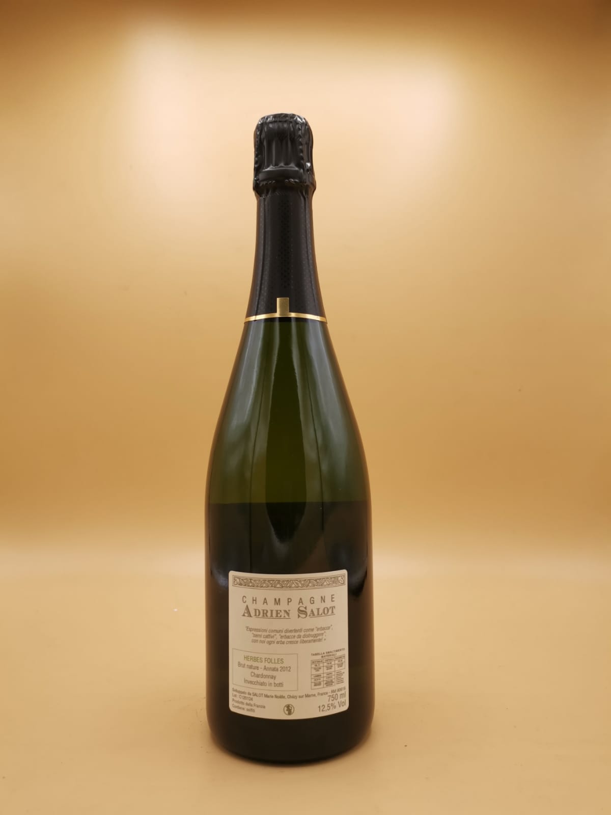 Champagne Herbes Folles 2012 Adrien Salot