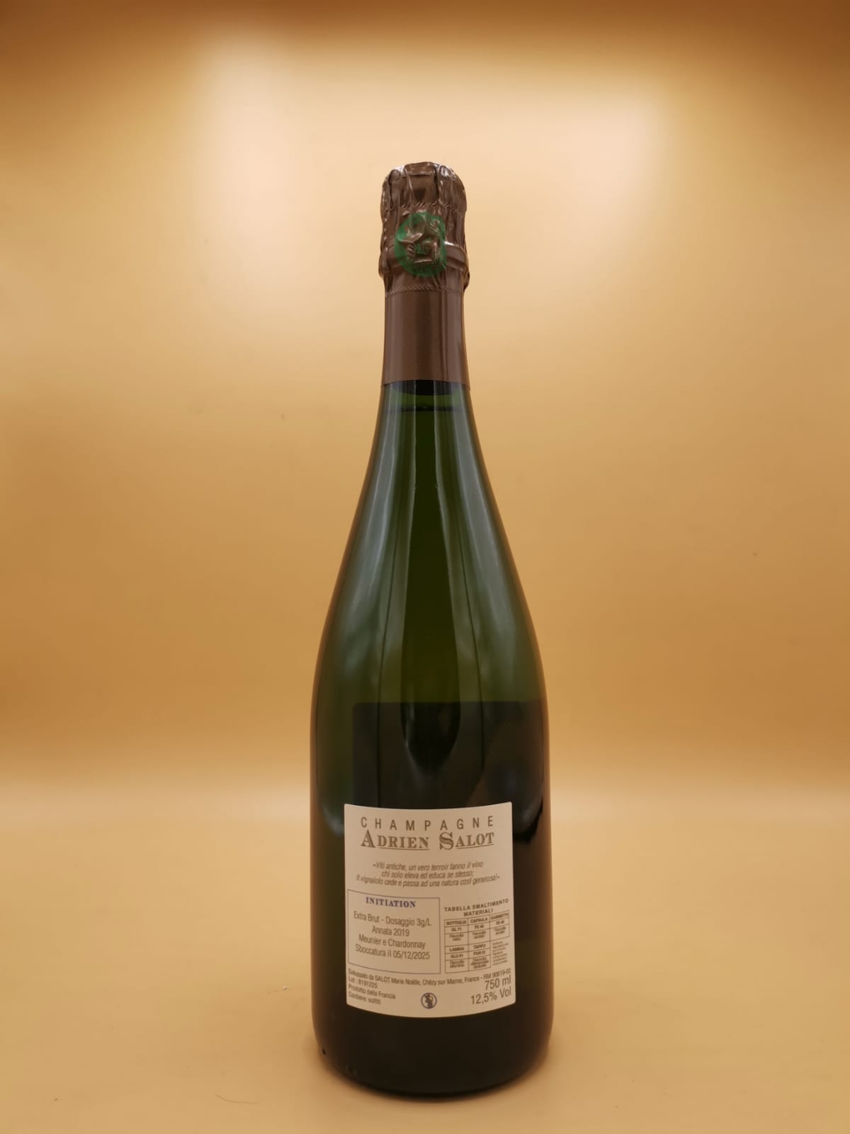 Champagne Initiation Brut Adrien Salot