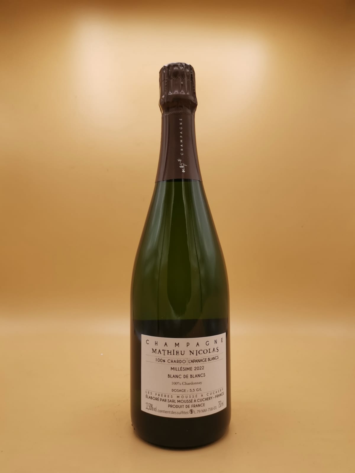 Champagne L’Apanage Blancs Mathieu-Nicolas