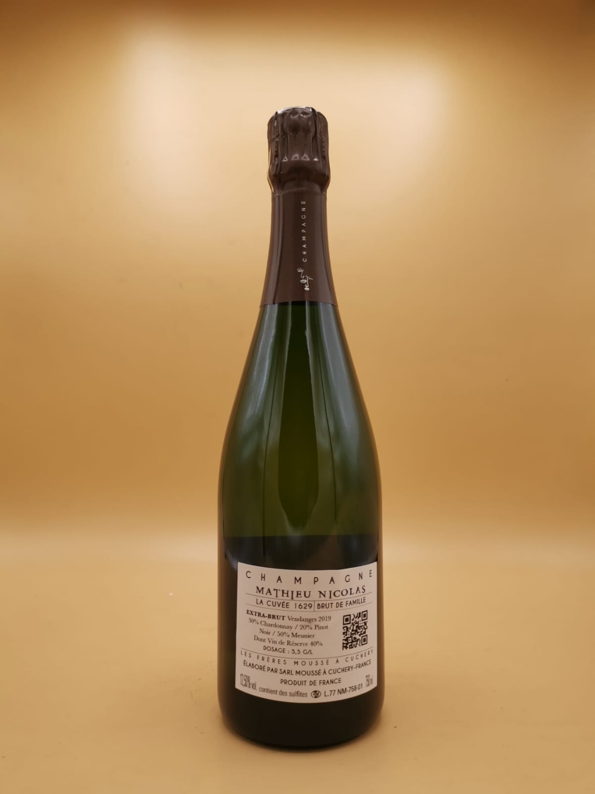 Champagne La Cuvée 1629 Brut  Mathieu-Nicolas