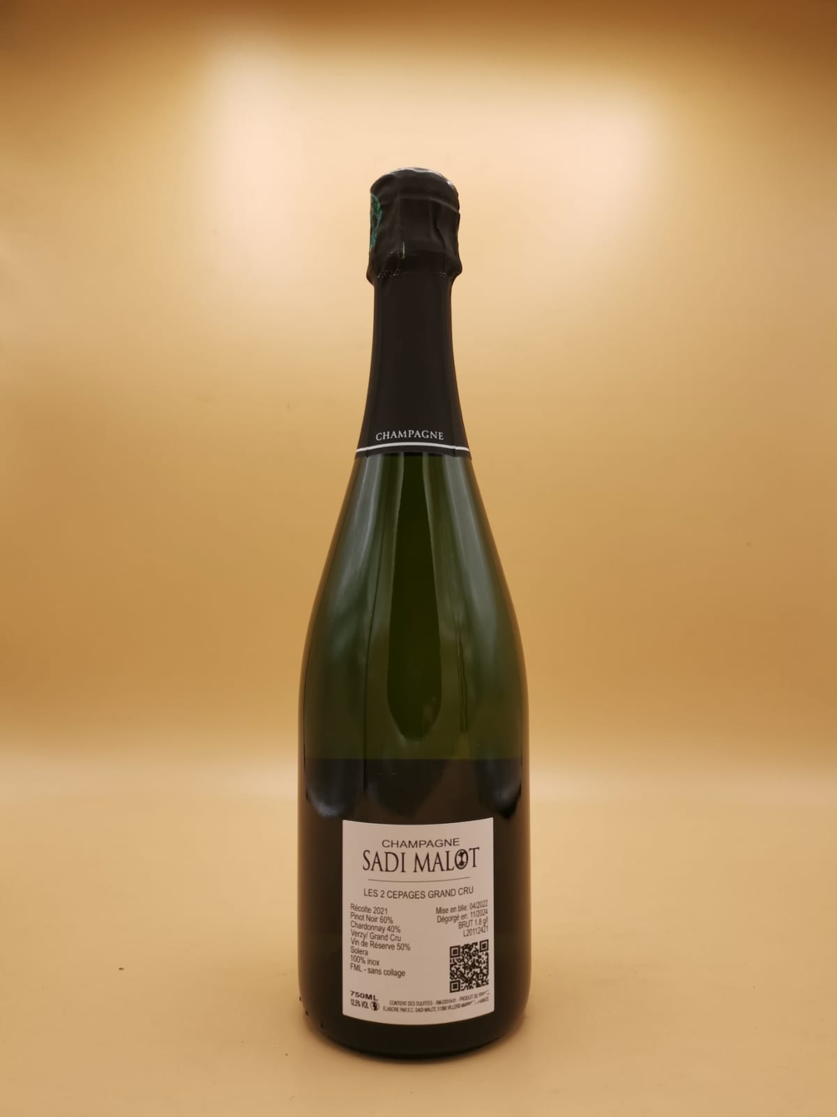 Champagne Les 2 Cépages GC Sadi Malot