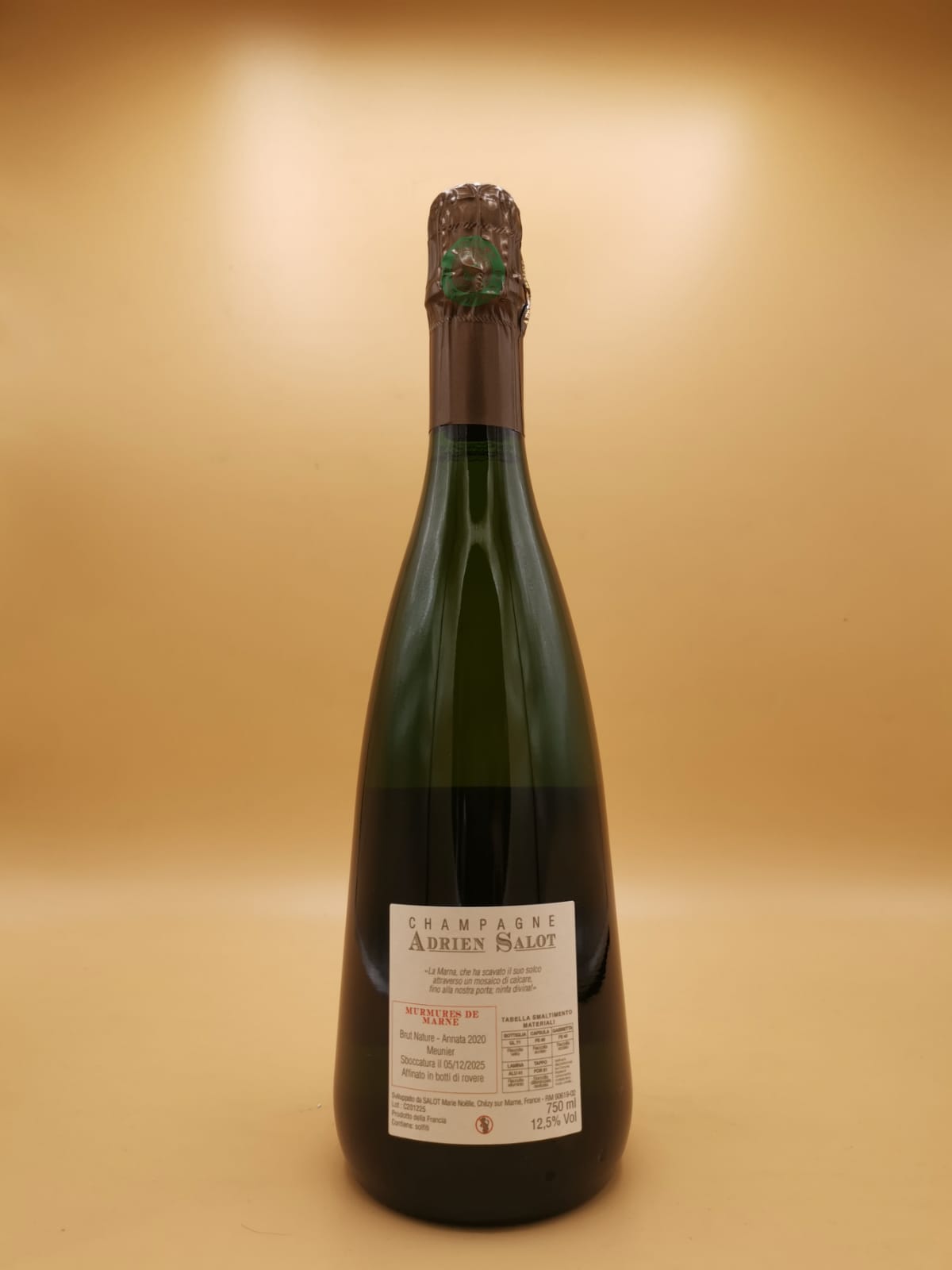 Champagne Murmures de Marne Non Dosè Adrien Salot