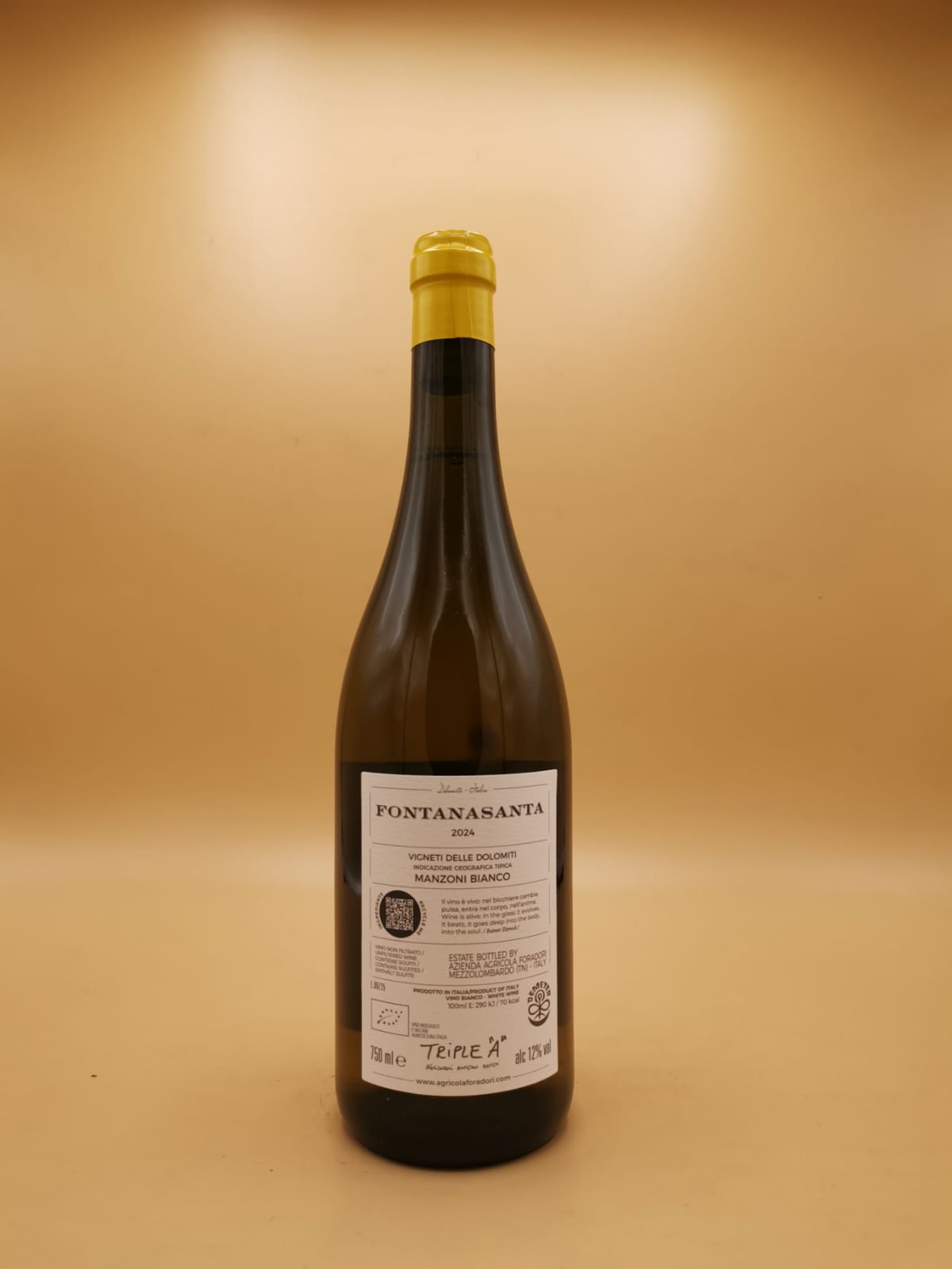 Fontanasanta Manzoni Bianco 2024 Foradori