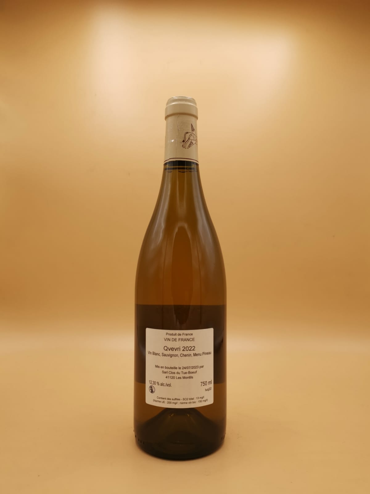 Qvevri Vin de France 2022 Clos du Tue-Bœuf