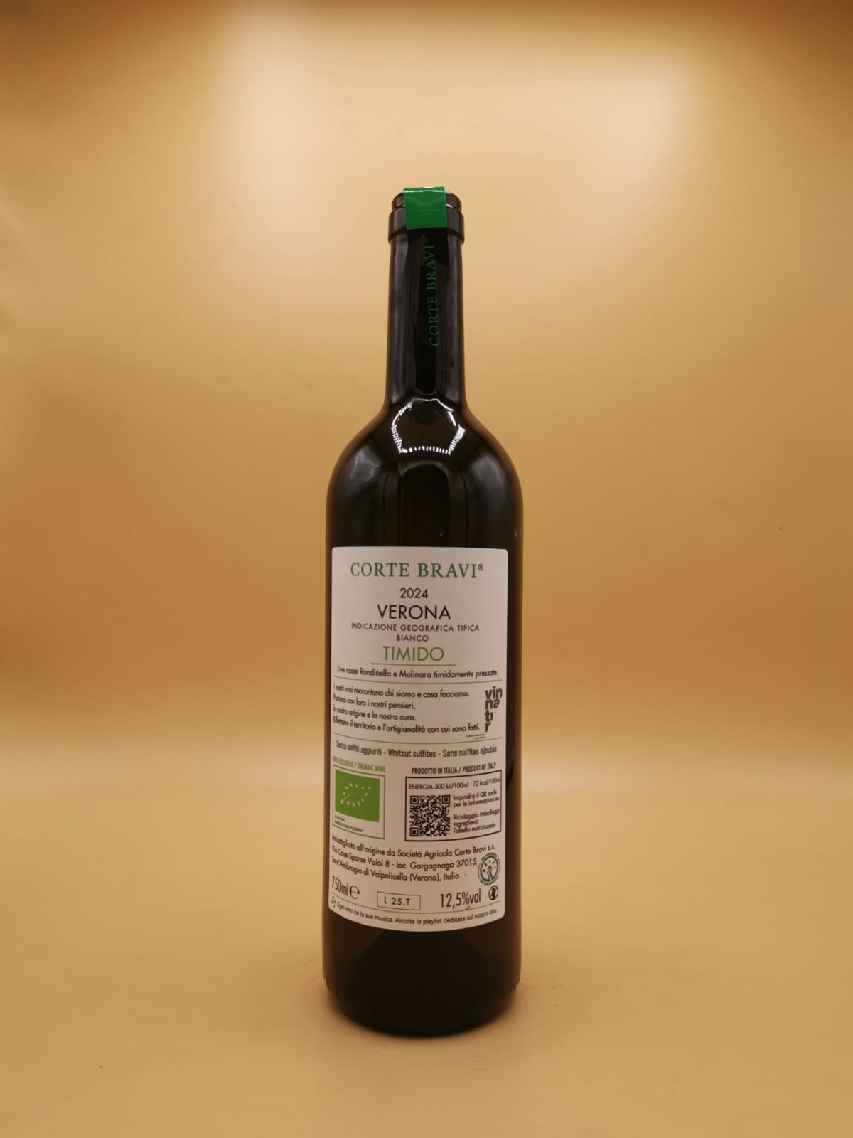 Timido IGT Verona Bianco Biologico 2024 Corte Bravi