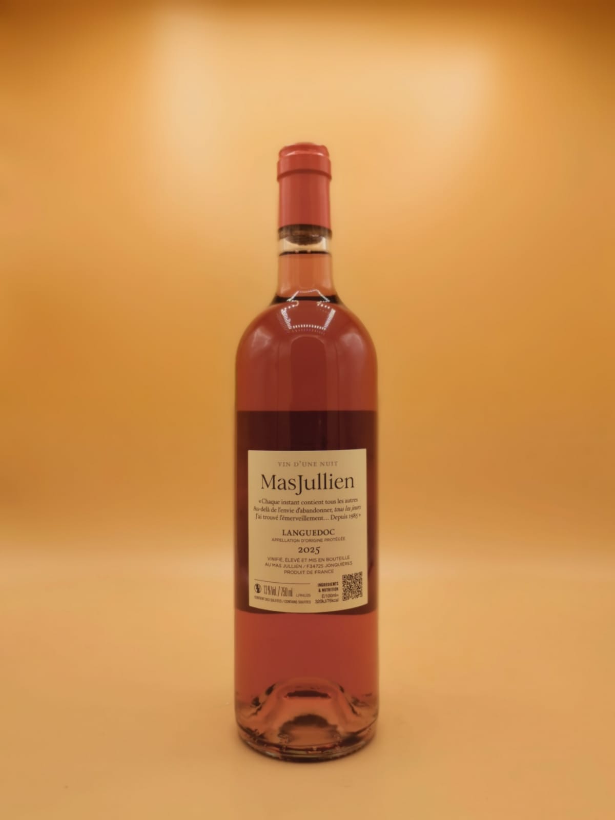 Vin d'une Nuit Rosè 2025 Mas Jullien