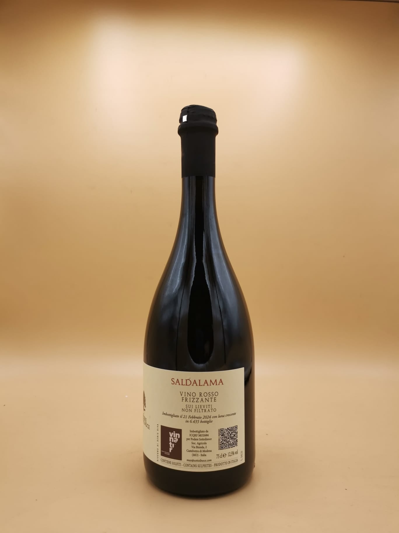 Vino Rosso Frizzante Saldalama Podere SottoilNoce