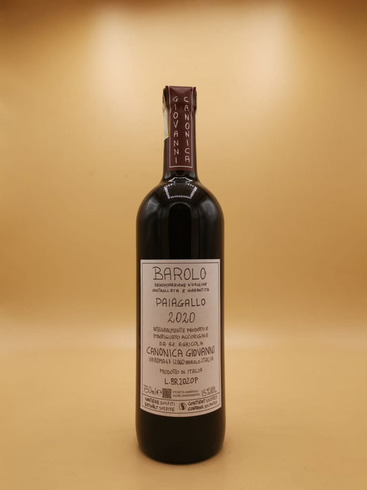 Barolo Paiagallo 2020 Giovanni Canonica | Vin et Alchimie