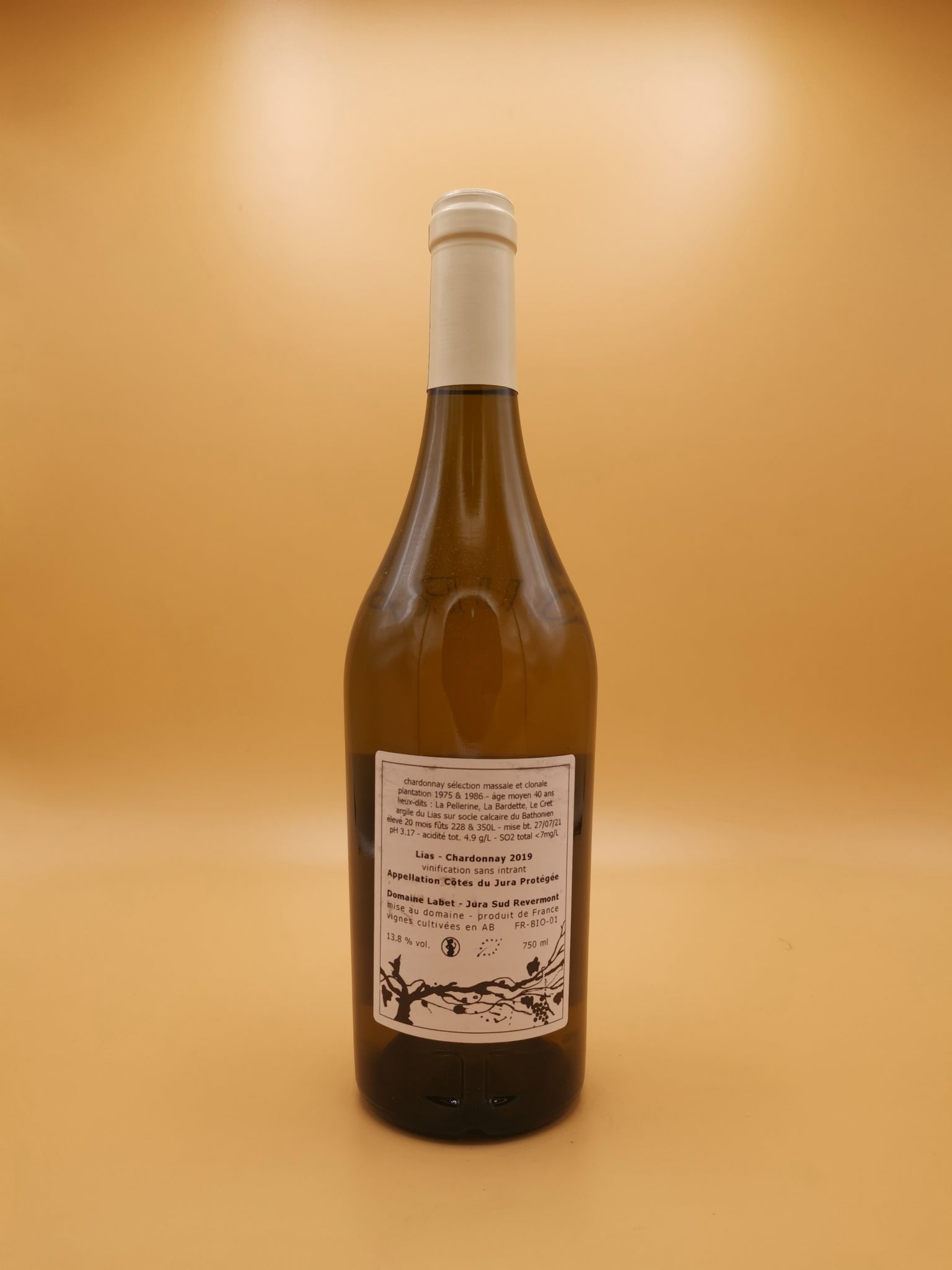 2019 Domaine Labet Chardonnay Cotes du Jura Bajocien 750ml